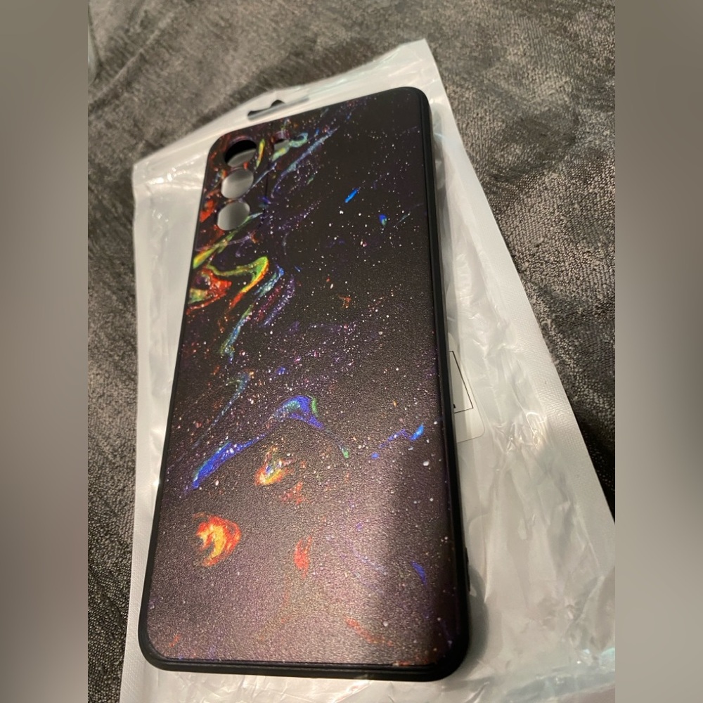 Black Matte Galaxy Phone Cover